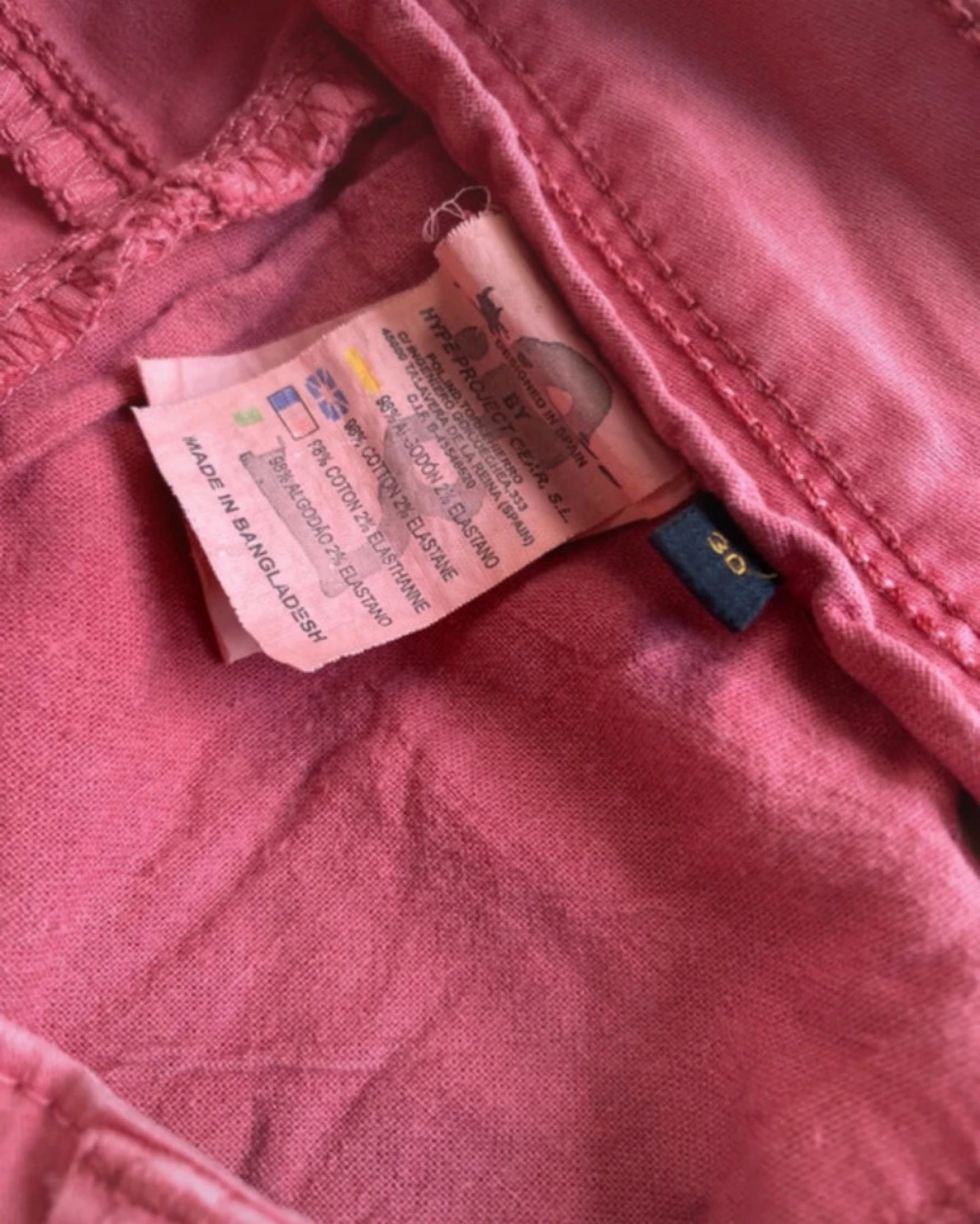 Lois Jeans Retos Rosa Vintage Y2K Tamanho 30 (EU 40) – photo 13
